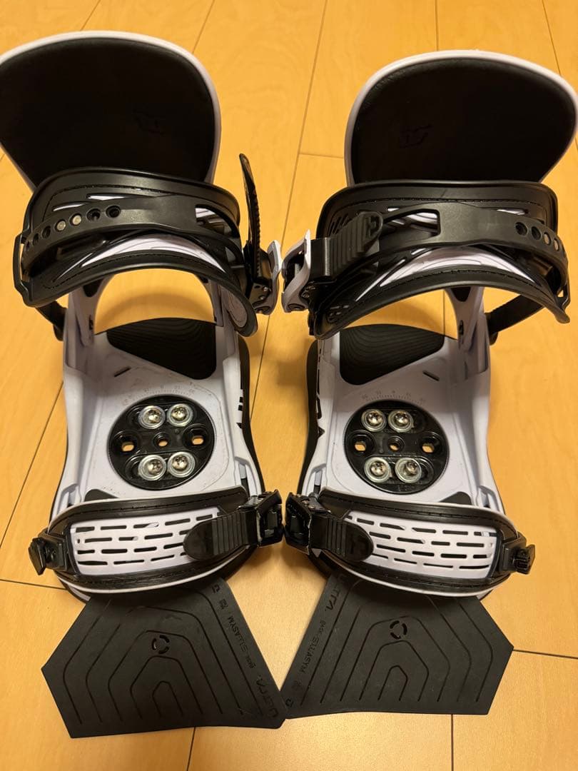 Union スノーボードビンディング ホワイト/ブラック