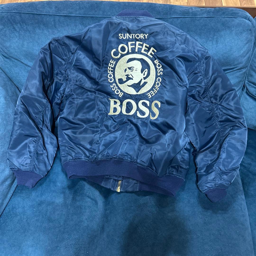 90sボスBOSSサントリーMA-1フライトジャケット　ボスジャン