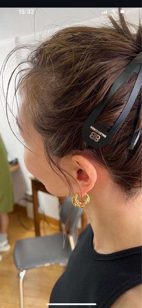 Hal！！辻元舞さん愛用バレンシアガのヘアピン大サイズ2個