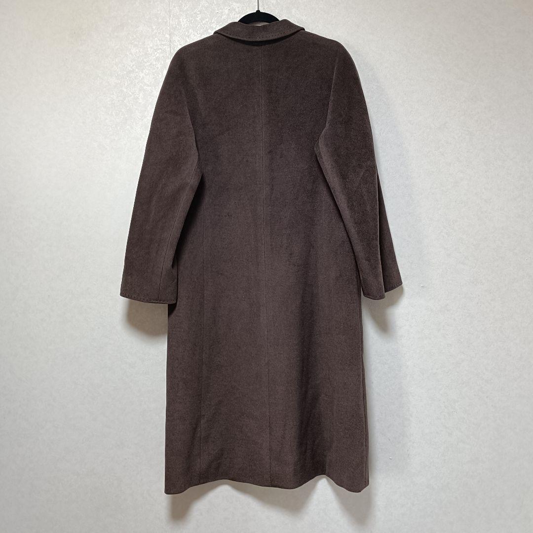 極美品♪イングランド製 アクアスキュータム アンゴラ混テーラードコート