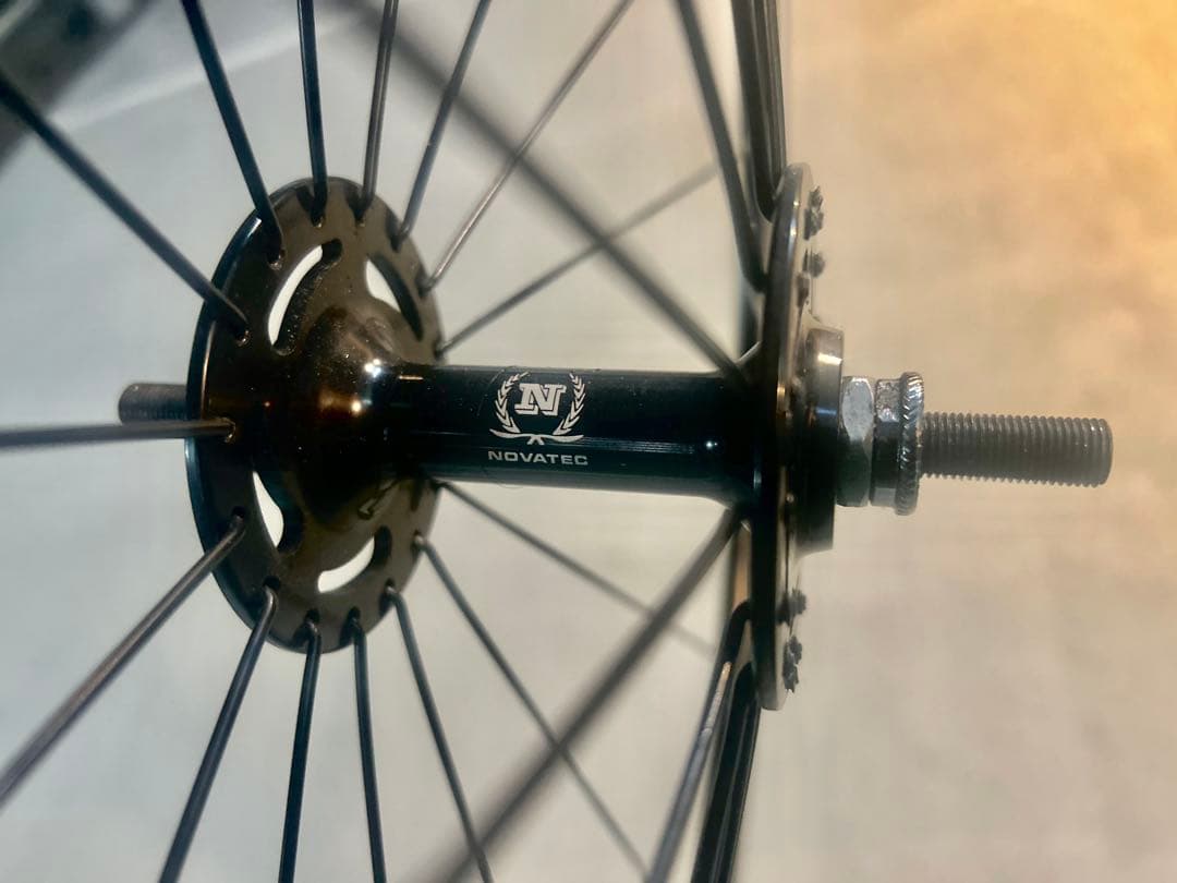 【初期Leader735純正ホイール前輪】重量1.14kg美品ピスト/フリー用