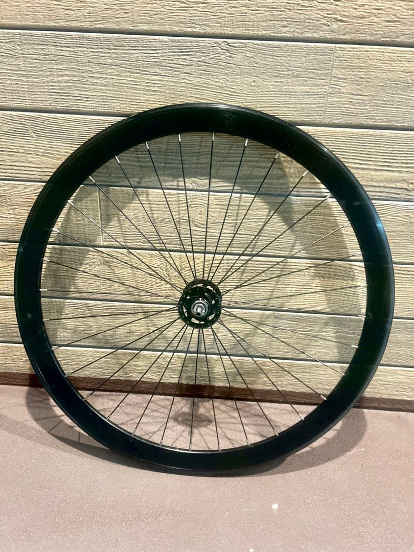 【初期Leader735純正ホイール前輪】重量1.14kg美品ピスト/フリー用