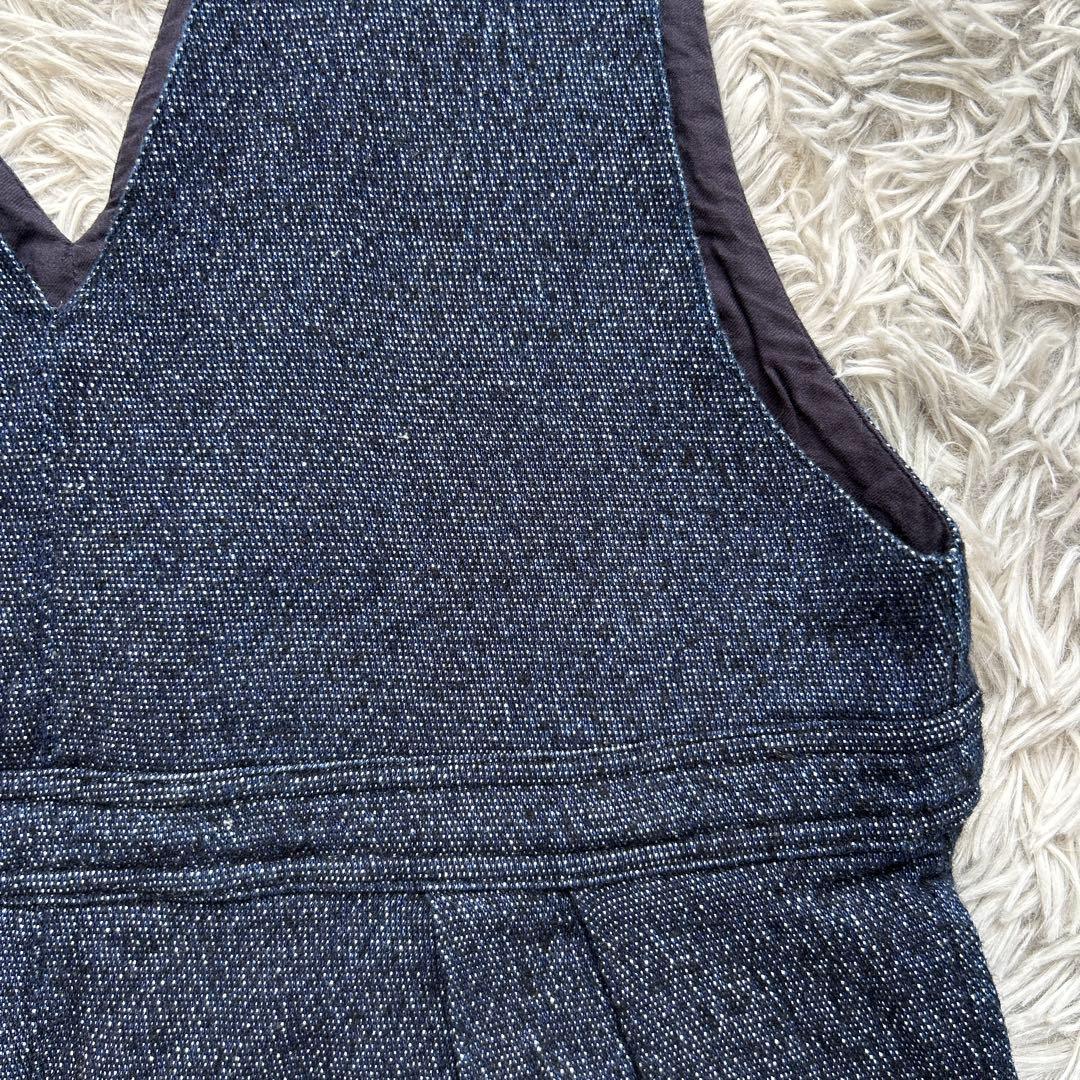 【美品】nest Robe UpcycleLino ウール混サロペット 22秋冬