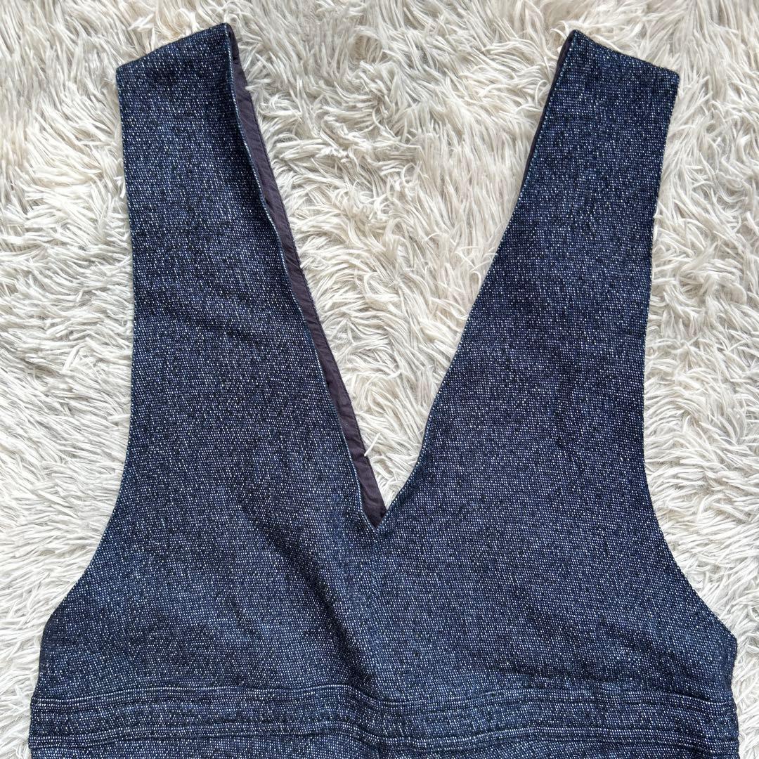 【美品】nest Robe UpcycleLino ウール混サロペット 22秋冬