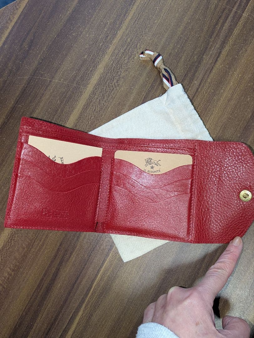 イルビゾンテ☆Wホック二つ折り財布