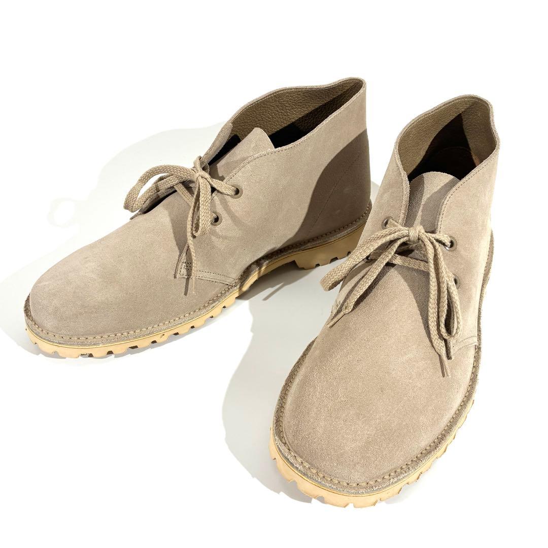 未使用級★ Suffolk Shoes デザートブーツ スエード ベージュ