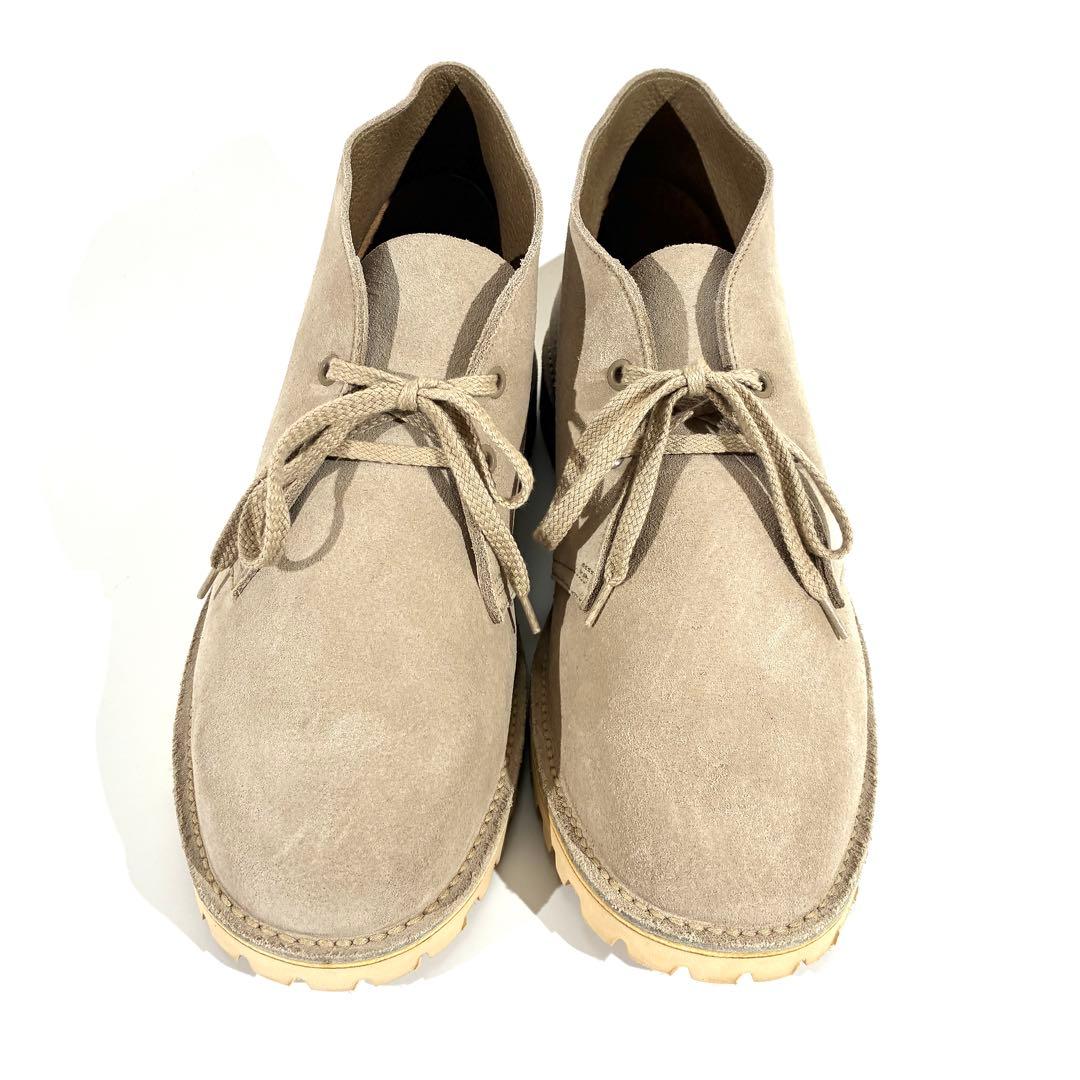 未使用級★ Suffolk Shoes デザートブーツ スエード ベージュ
