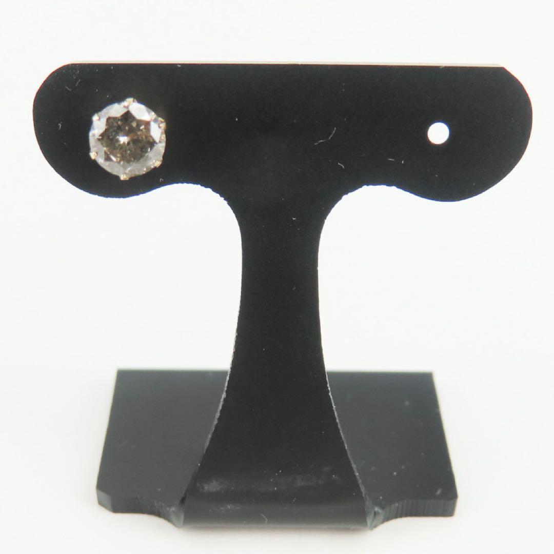 —*.様 K10YG 天然ダイヤモンド 0.55ct 片耳ピアス｜一粒タイプ｜1