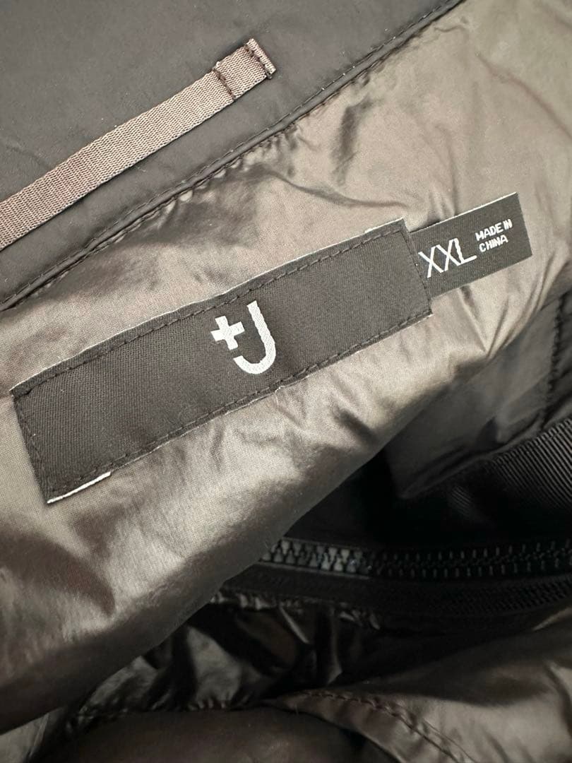 ユニクロ+J ジルサンダー　ダウンボリュームベスト　希少　黒　XXL