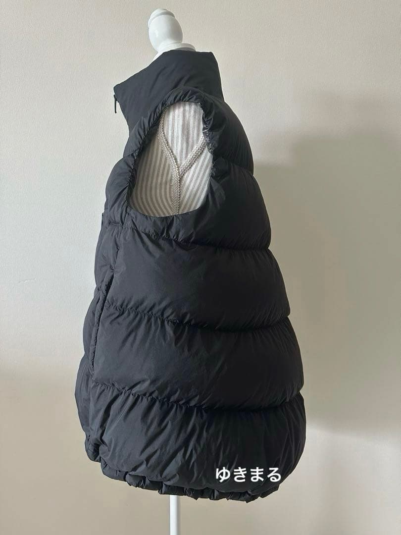 ユニクロ+J ジルサンダー　ダウンボリュームベスト　希少　黒　XXL