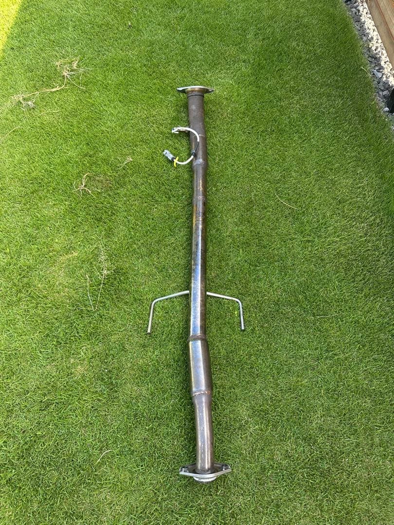 50プリウス ワンオフ中間ストレートマフラー ステンレス