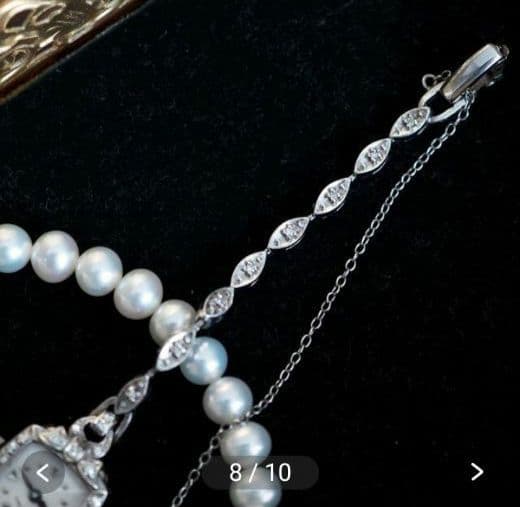 琳⭐️様　Hamilton K14WG ダイヤモンド アンティーク 手巻き時計