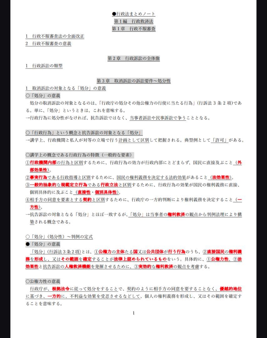 司法試験・予備試験 7科目 まとめノート3点セット(論証・最終・短答)+国私4点