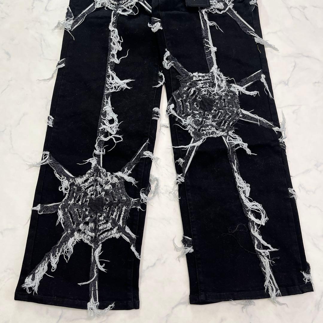 Valabasas バラバサス 新品未使用 スパイダーブラックデニム 30