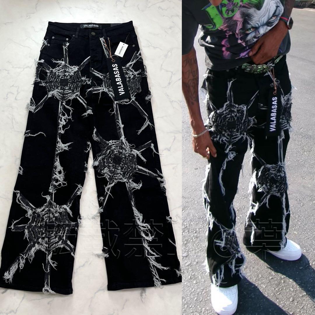 Valabasas バラバサス 新品未使用 スパイダーブラックデニム 30