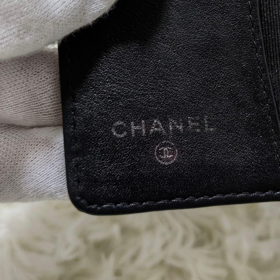 大人気✨CHANEL　シャネル　マトラッセキーケース　キャビアスキン　ブラック