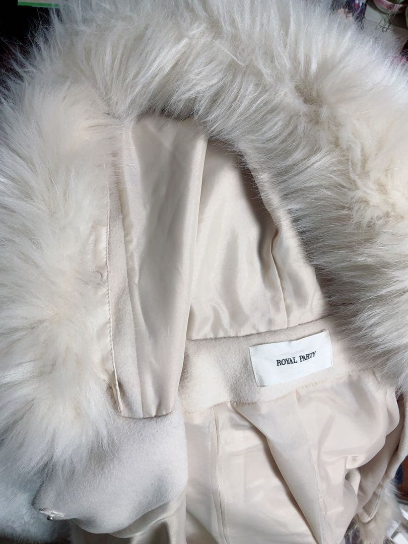 【ZOZO限定】 PARTY フードファーケープコート