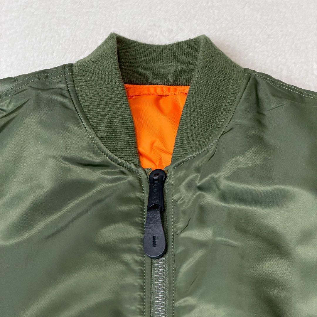 Lサイズ ALPHA INDUSTRIES MA-1 リバーシブル ブルゾン