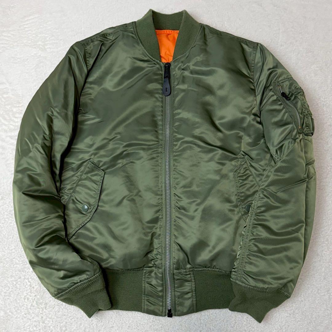Lサイズ ALPHA INDUSTRIES MA-1 リバーシブル ブルゾン