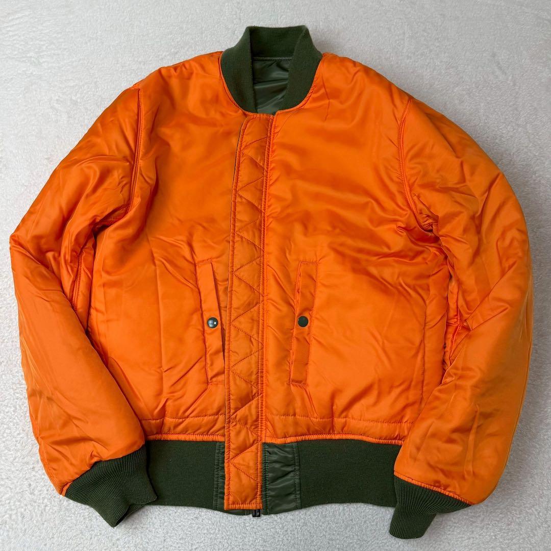 Lサイズ ALPHA INDUSTRIES MA-1 リバーシブル ブルゾン