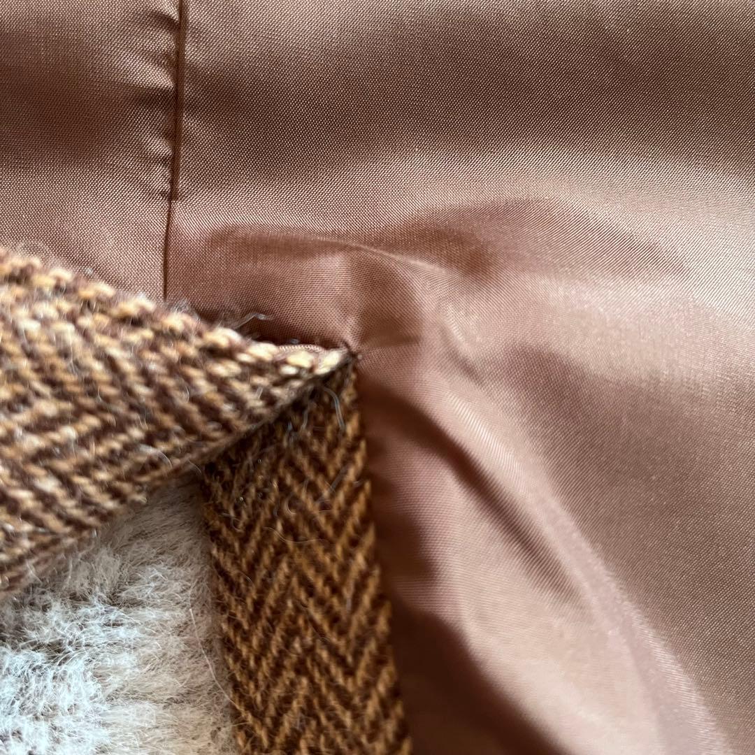 ラルフローレン　アルパカ混ウールテーラードジャケット　ヘリンボーンM 9