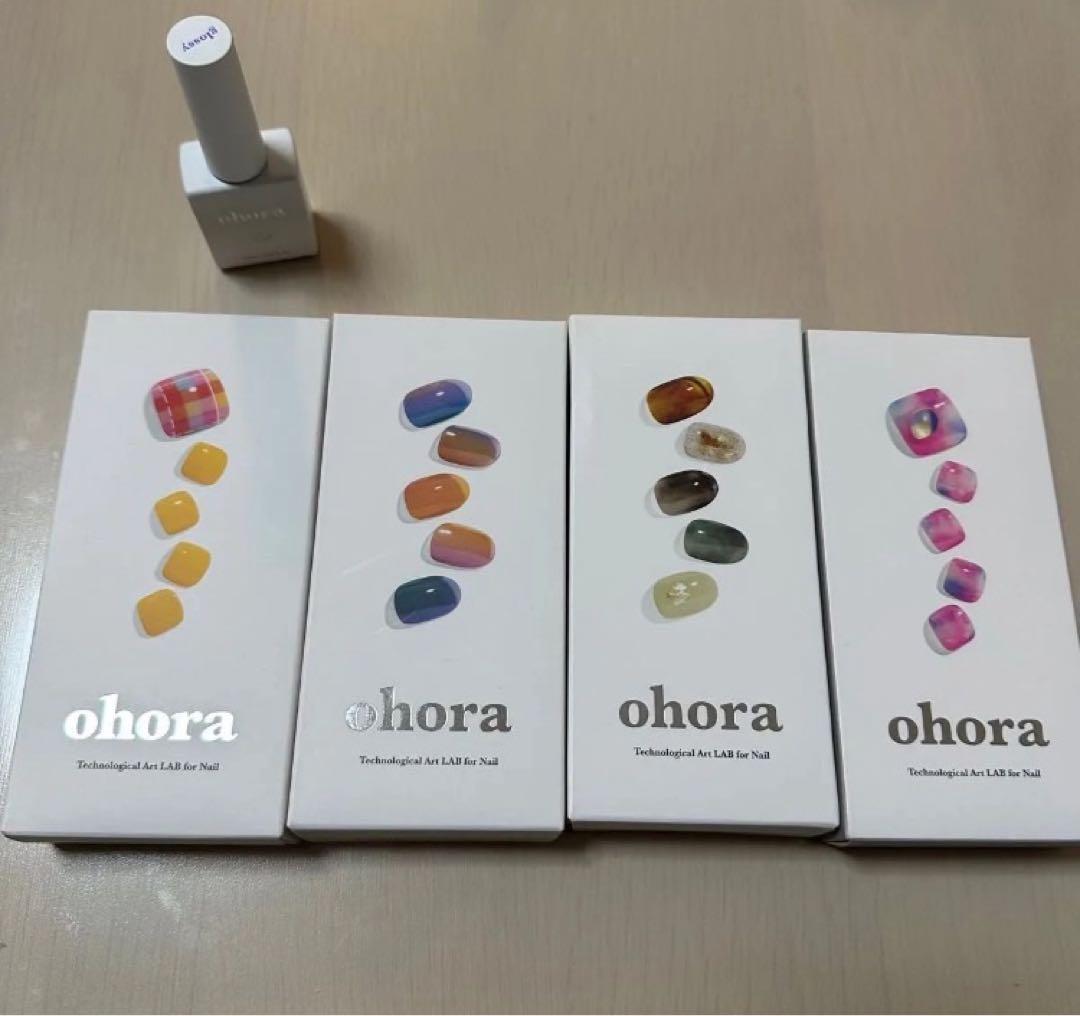 ohora ジェルネイルシール 4セット