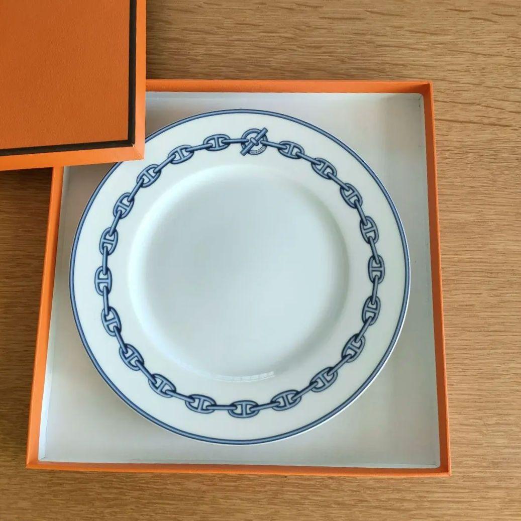 新品　HERMES エルメス プレート シェーヌダンクル