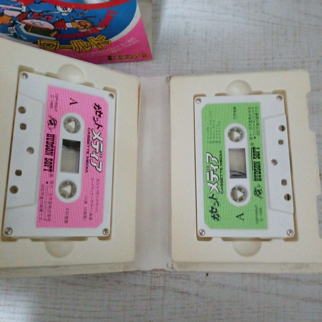 ロードランナーワールド　ファミコン　　カセットテープ2個　攻略本　少年メディア