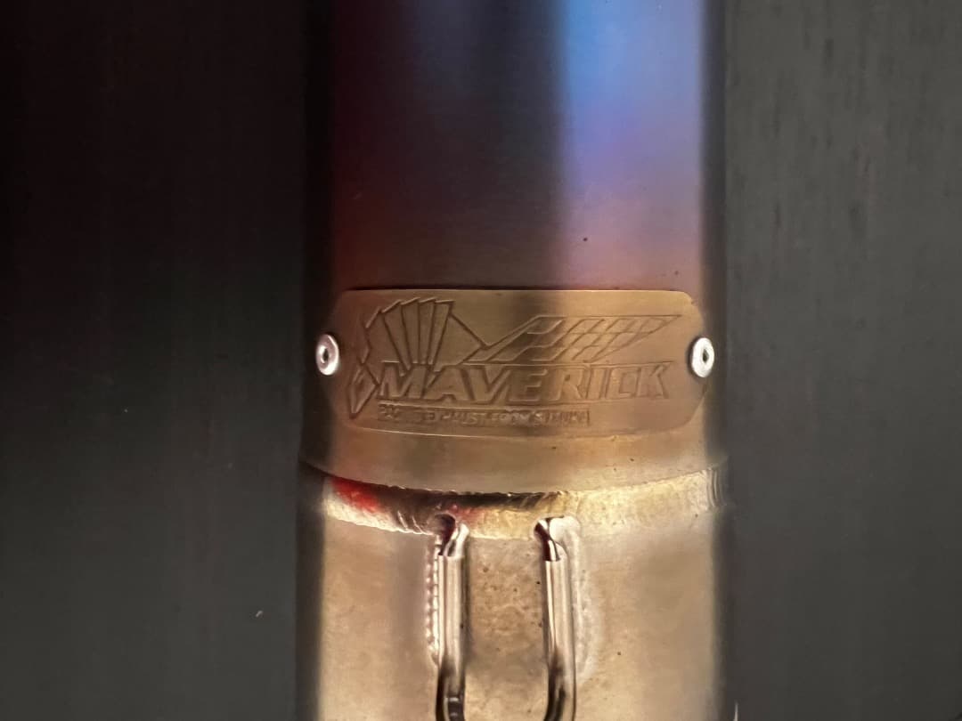 最終値下MAVERICK 汎用サイレンサー Mv1type チタングラデーション