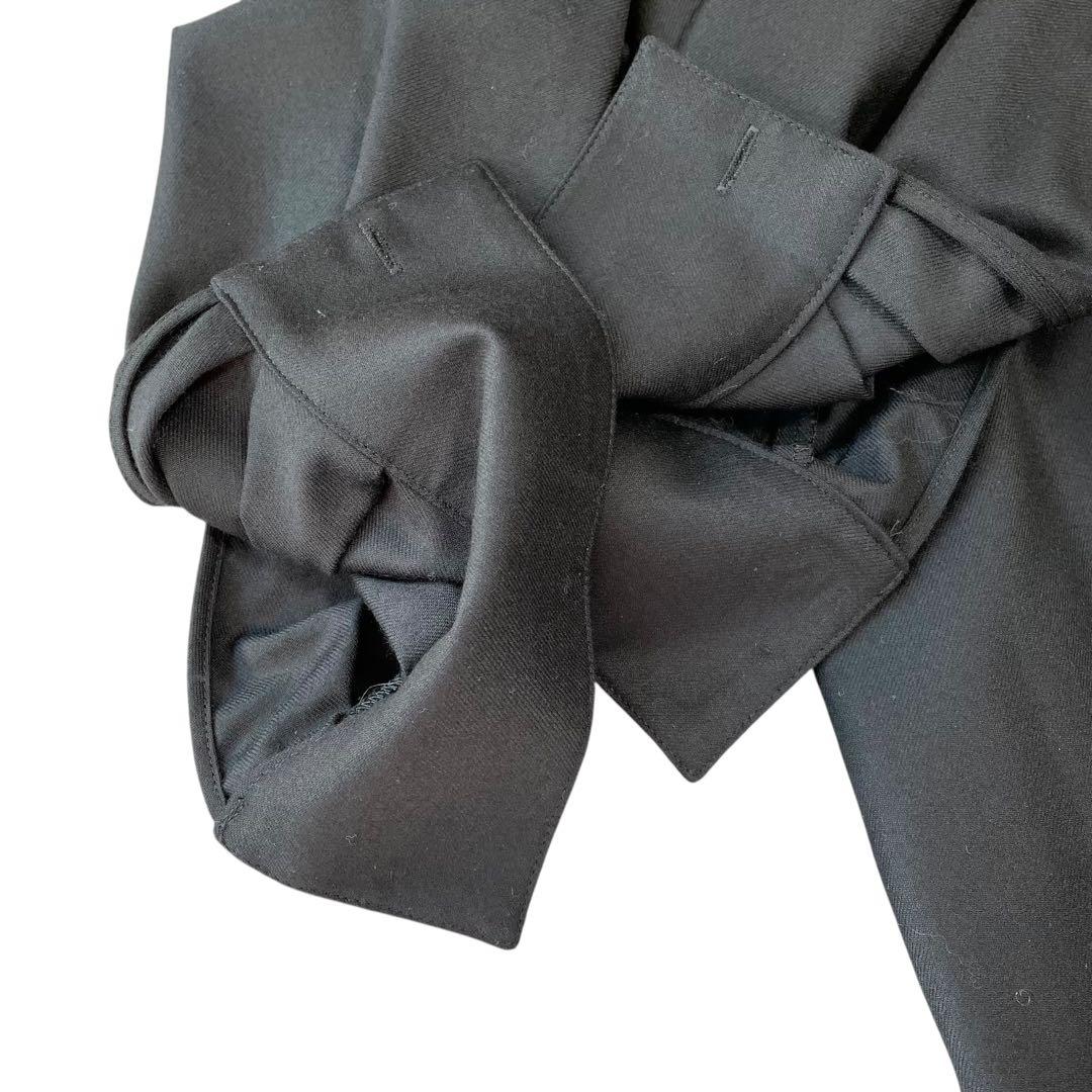 完売✨ほぼ未使用✨SHIPS パールモチーフボタンワンピース ウール ブラック