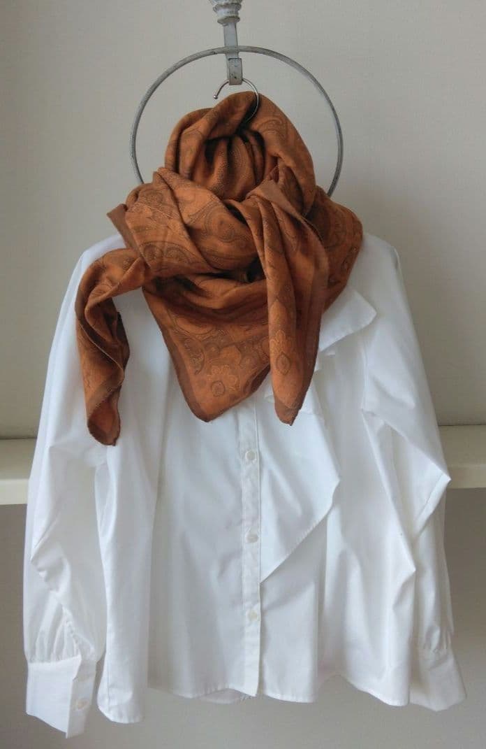 専用「美品」ETRO エトロ　大判　ストール　ショール　　正方形　ウール/シルク