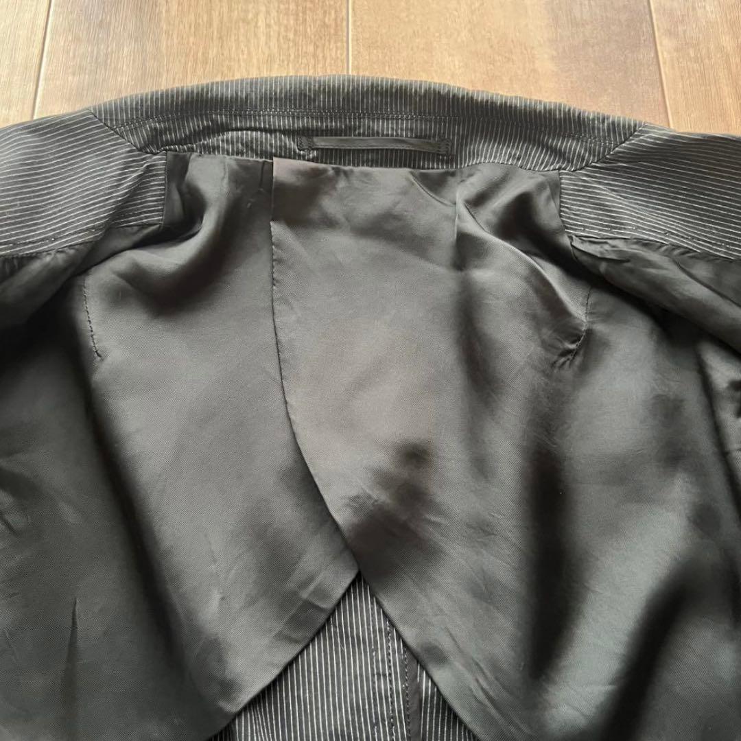 あめ様　北欧暮らしの道具店 アレンジ襟のかろやかチェスターコート グレー