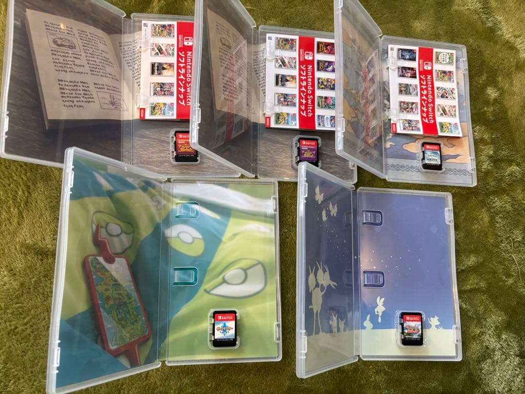 (まとめ売り)Switchポケモンゲームソフト5本セット
