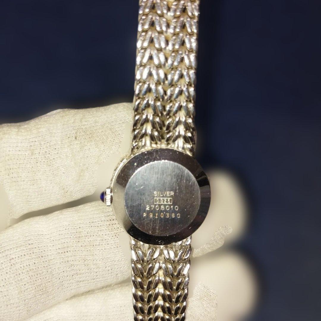 ホ*》様 Waltham クォーツ腕時計 シルバー/ブラック　sv925 270