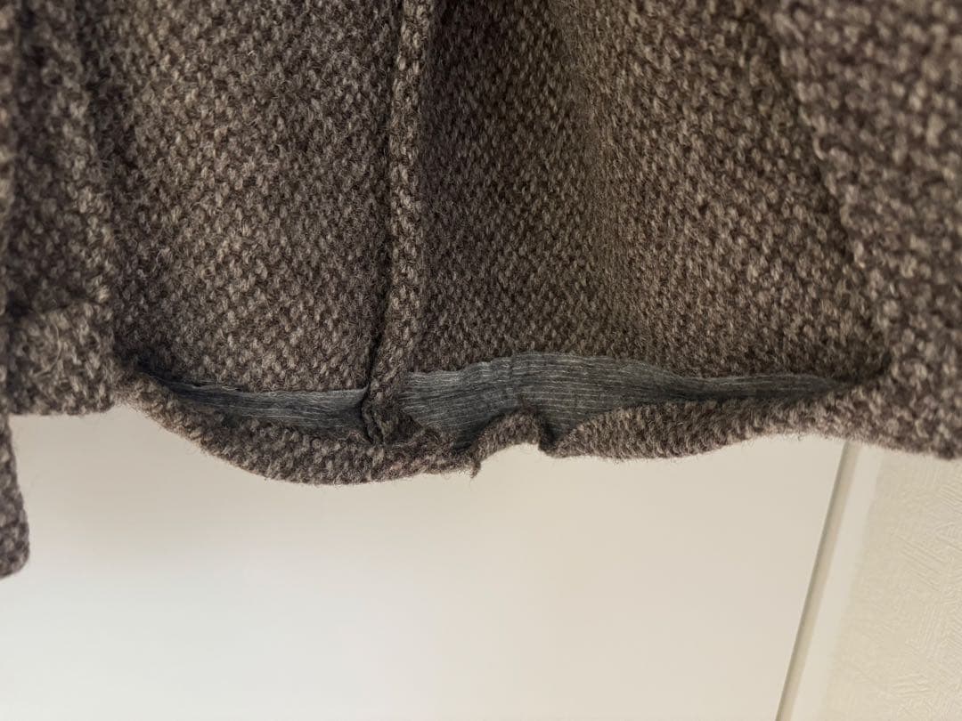 Aquascutum/アクアスキュータム　厚手 ツイード ダブルチェスターコート