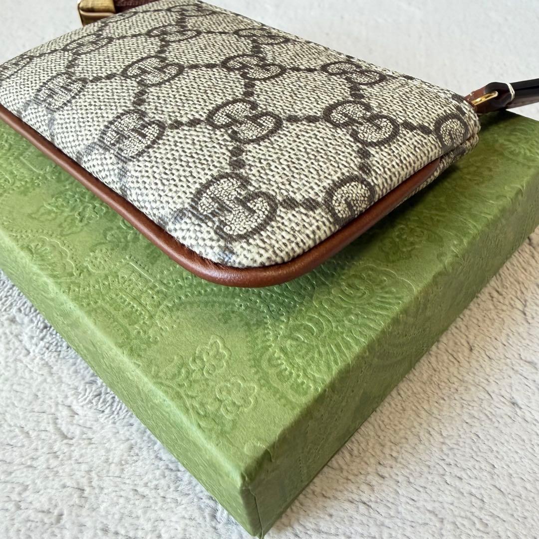 グッチ GUCCI GGスプリーム キーリング付きケース
