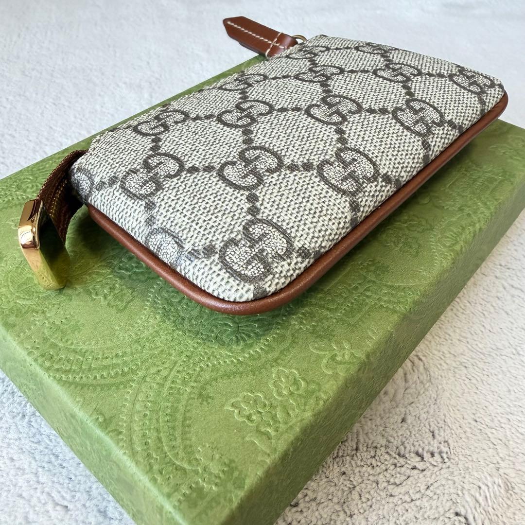 グッチ GUCCI GGスプリーム キーリング付きケース