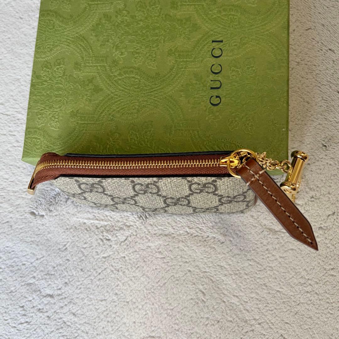 グッチ GUCCI GGスプリーム キーリング付きケース