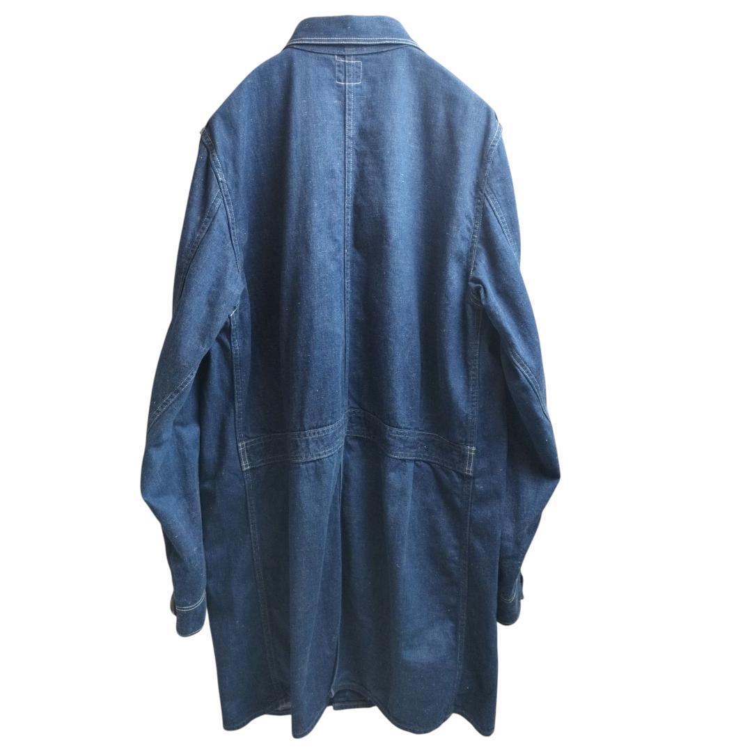 美品 オアスロウ カバーオール L デニム 濃紺 orSlow 日本製 3大きい