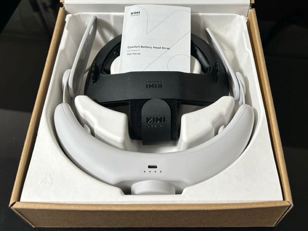 【美品】 Quest 3 512GB + バッテリーヘッドストラップ