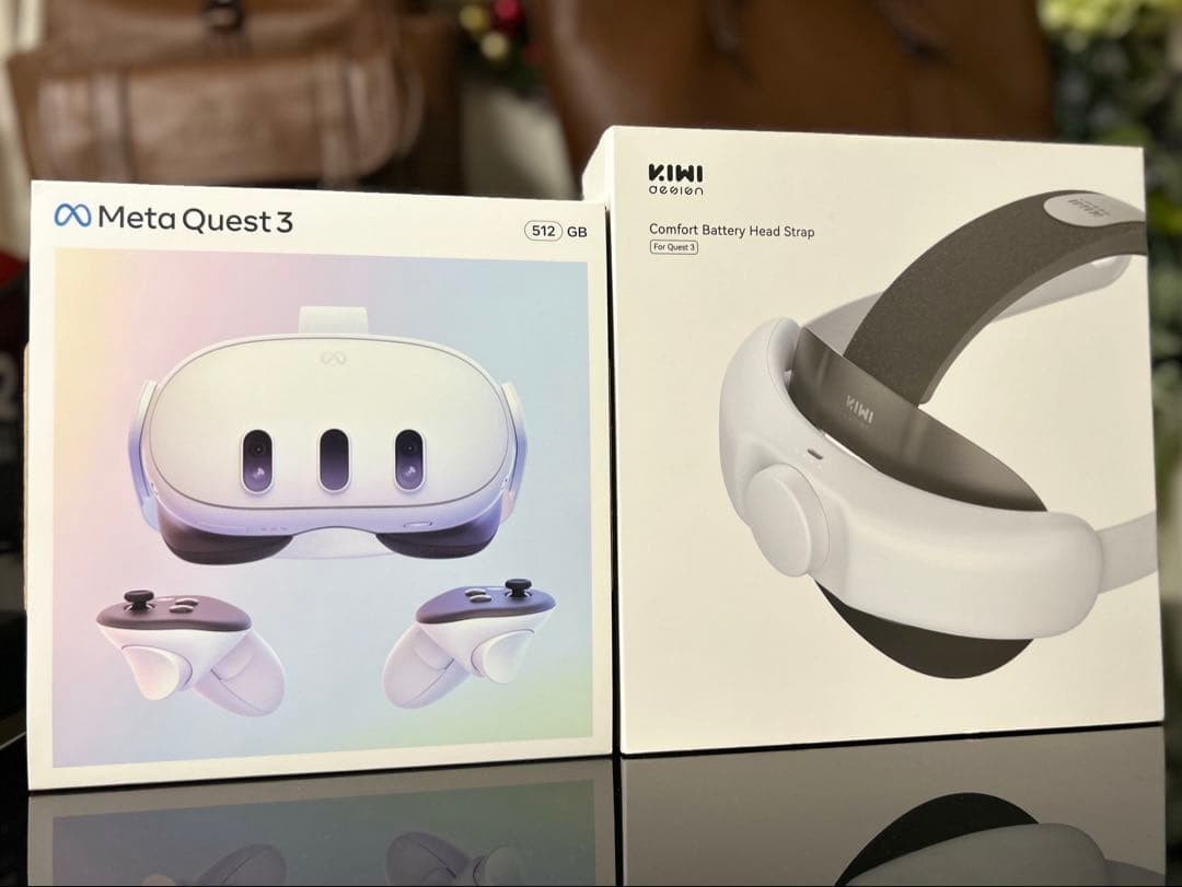 【美品】 Quest 3 512GB + バッテリーヘッドストラップ