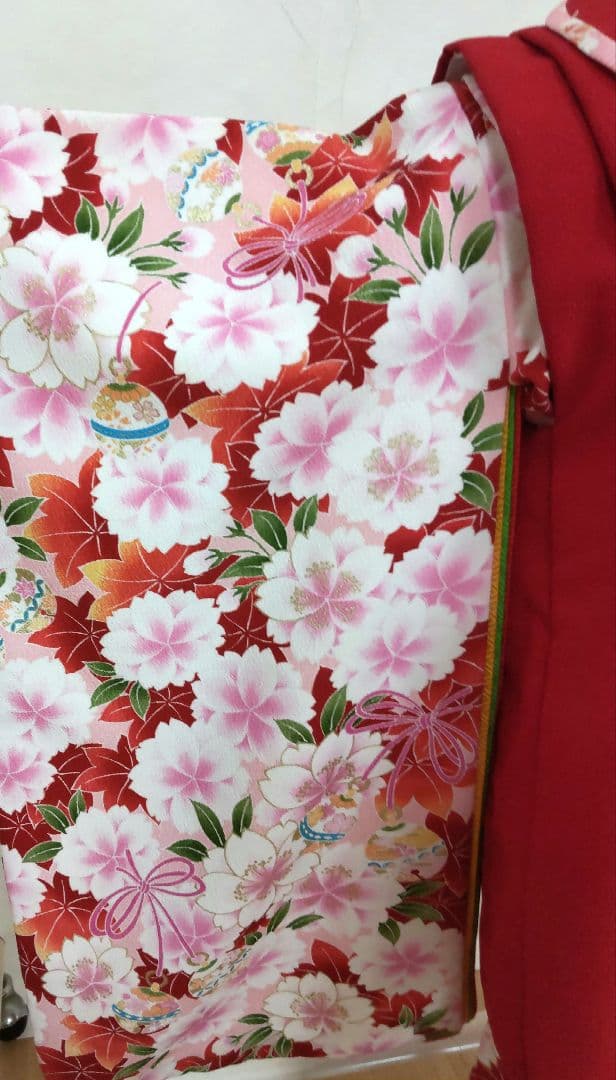 七五三○七五三着物○被布セット○被布○着物○3歳○女の子○子供着物○キッズ着物