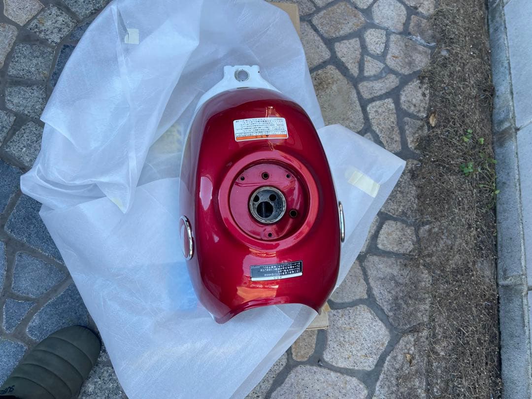 モンキー125 ホンダ タンク 赤白