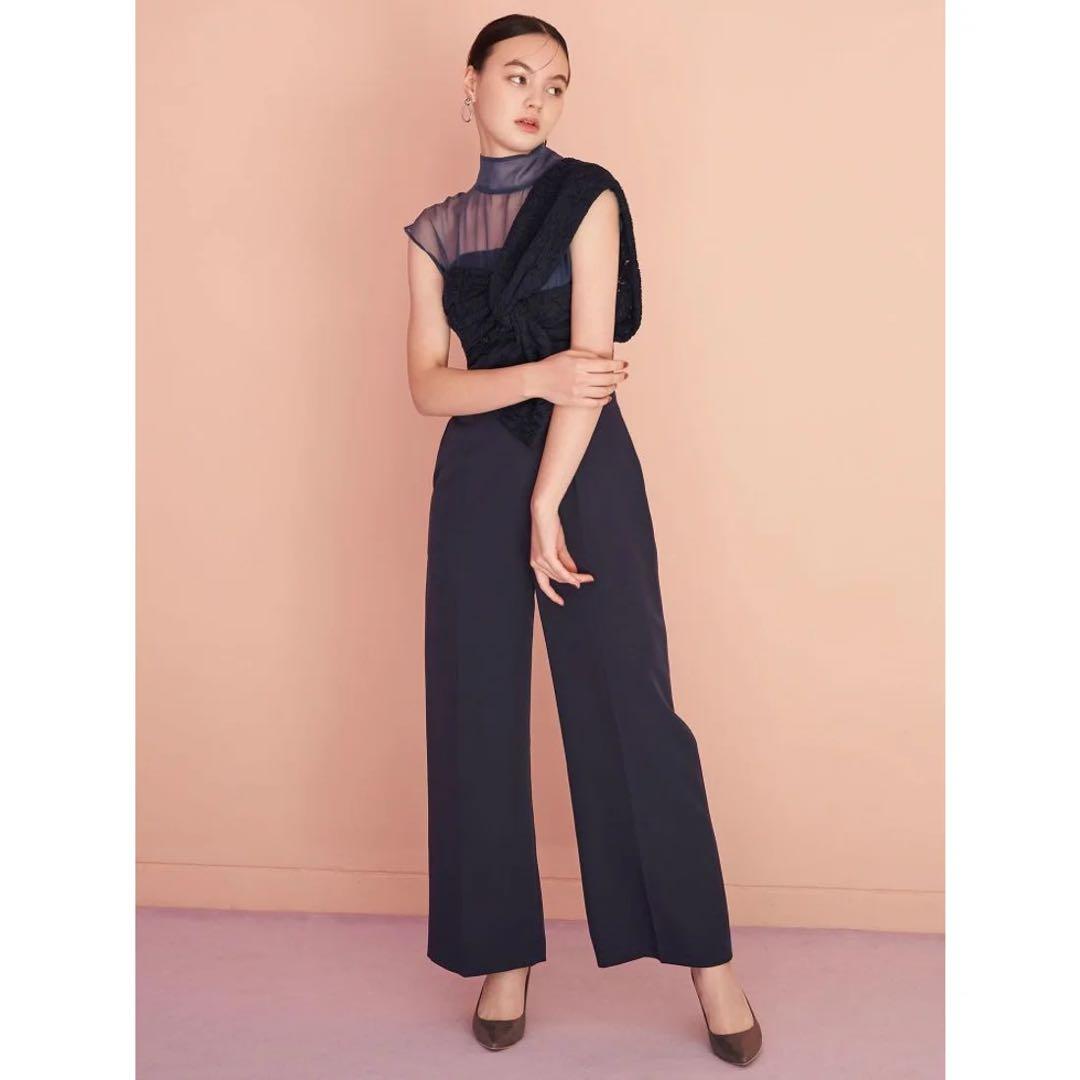 LAGUNAMOON LADYエンブロイダリーツイストパンツドレス