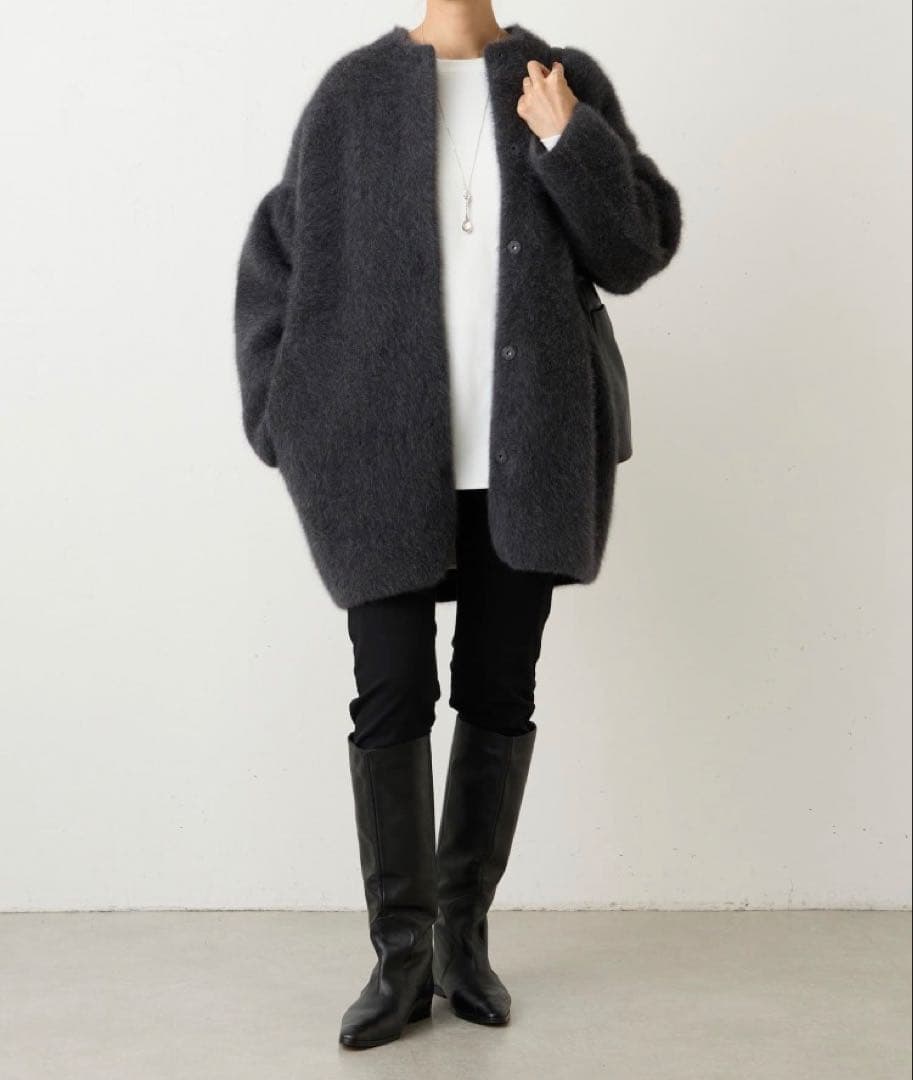 ビアズリー　現行品ファーニットコート