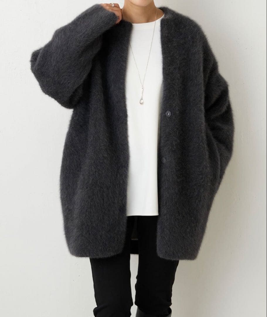 ビアズリー　現行品ファーニットコート