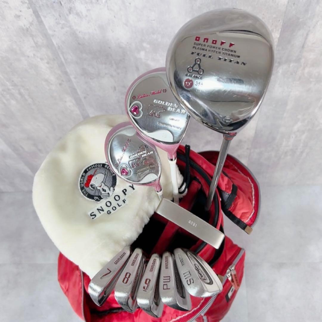 X432 オノフ 他 レディース ゴルフ クラブ セット ゴールデンベア
