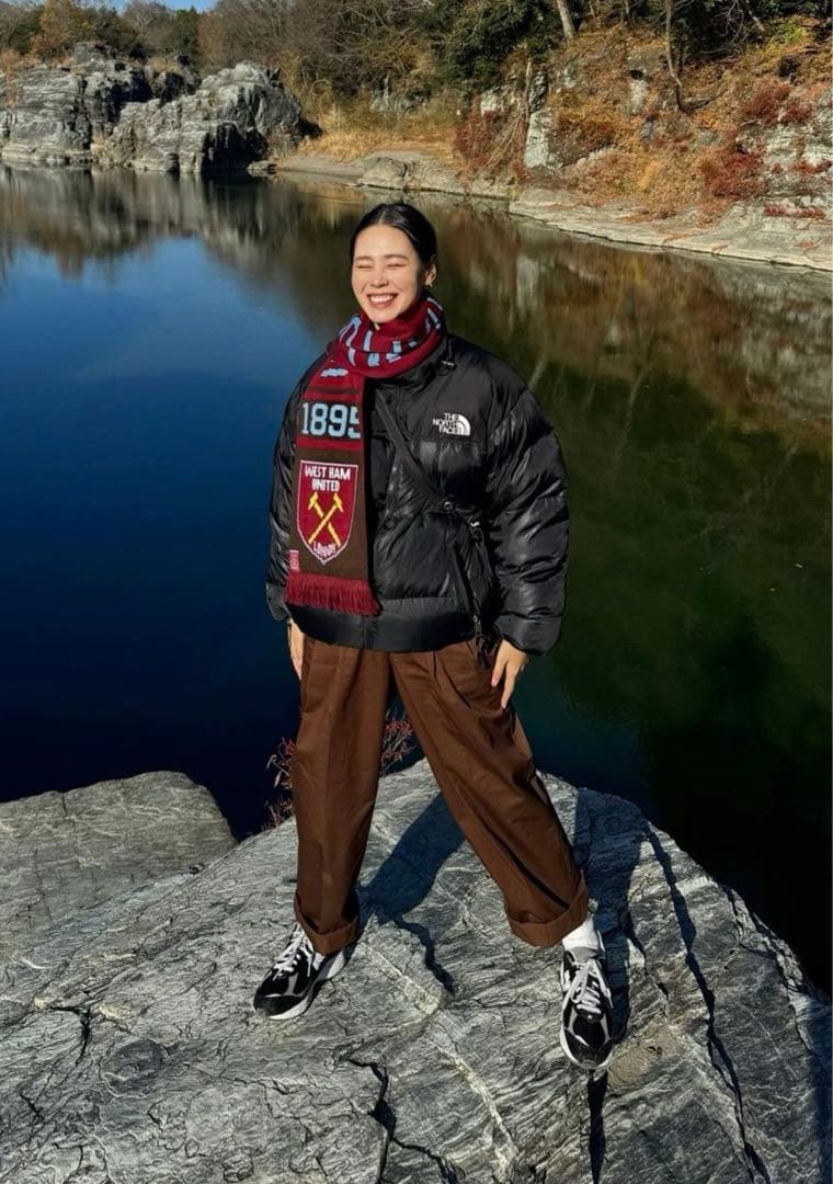 田中シェン　サッカーマフラー　フットボール　マフラー　ウェストハムユナイテッド