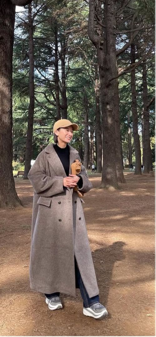 CLANE ダブルウールロングコート