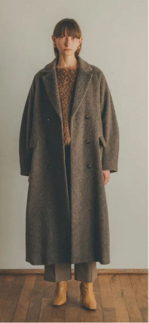 CLANE ダブルウールロングコート